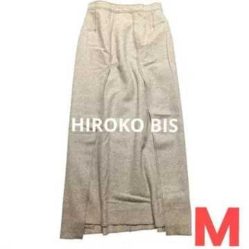 히로코비스 랩 롱 스커트 울 펠트 소재 베이지 가을/겨울