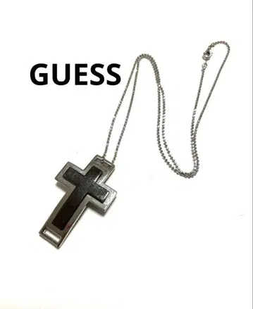 GUESS 게스 크로스형 십자가 목걸이
