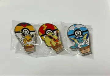 한국 한정 롯데월드 포켓몬 벌룬 라이드 핀 배지 관동 부스터즈