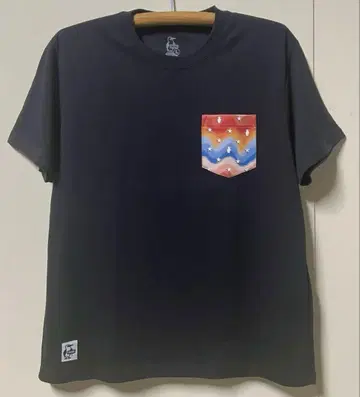 새상품 CHUMS 포켓 티셔츠 참스 bl