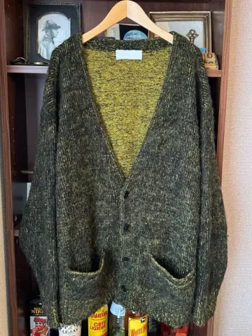 NEONSIGN mohair cardigan