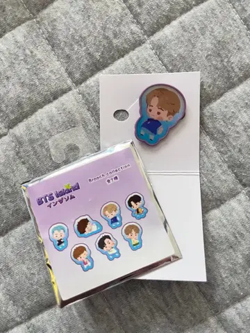 시마무라 콜라보 BTS 인 더 솜 브로치