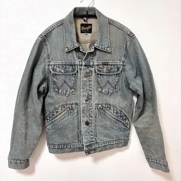 Wrangler 라이트 블루 데님 자켓