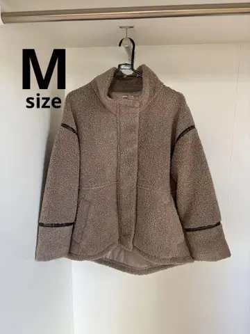 시마무라 mysa closet 베이지 플리스 자켓 M 사이즈