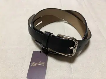 665 새상품 볼사리노 Borsalino 여성용 소가죽 벨트 블랙 일본제