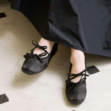 더블 리본 발레리나 25cm LETALON