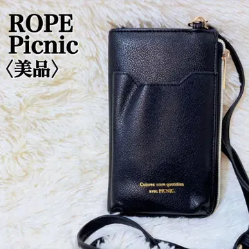 로페피크닉 ROPE 미니 숄더 새상품급 블랙 카드 수납