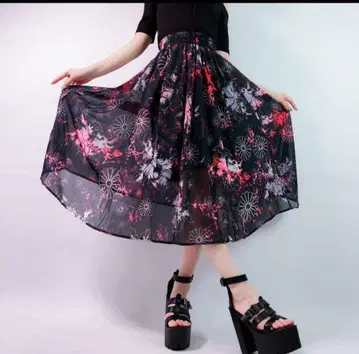 Nier 아카큐비 SHEER SKIRT