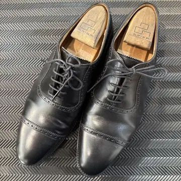 치니 쿼터 브로그 FENCHURCH 블랙 UK8.5