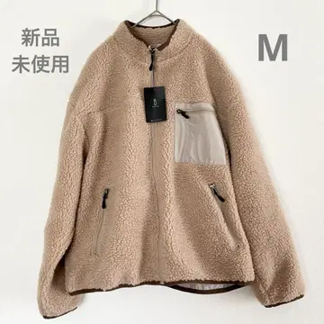 [ 미사용 새상품 ] ZIP FIVE 베이지 플리스 자켓 M
