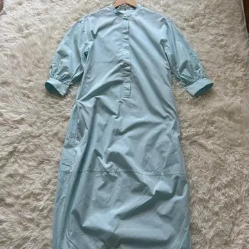 [ 새상품급 ] 23구 셔츠 원피스 롱 기장 튜닉 셔츠 파스텔 컬러
