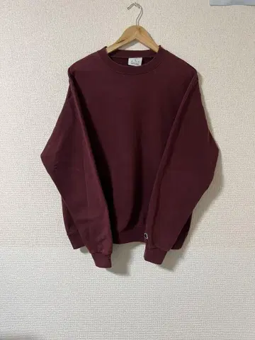 Champion 버건디 맨투맨 M