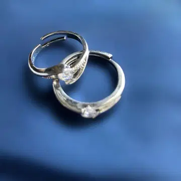 모이사나이트 0.5ct 페어링 프리 사이즈 기프트 결혼 반지