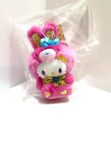 새상품 스프링 토끼 마스코트 홀더 헬로키티 키티 산리오