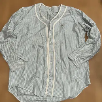 랄프 로렌 리메이크 베이스볼 셔츠 2XL 상당 긴팔 셔츠
