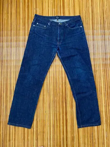 A.P.C. 스트레이트 데님 33 사이즈 다크 블루