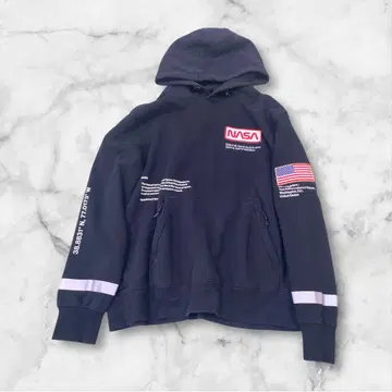 M808 H&M NASA 네이비 후드티