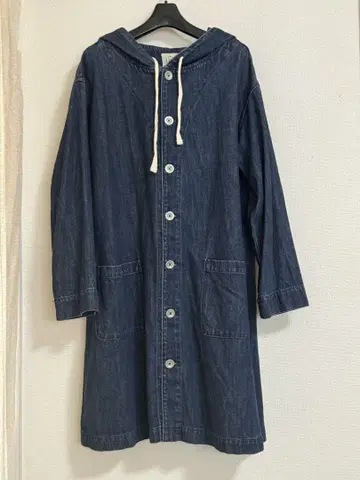 사만사 모스모스 후드 데님 코트