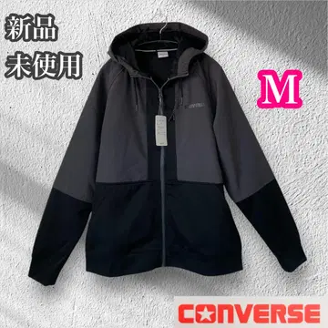 컨버스 미사용 새상품 마운틴 파카 소재 절개 디자인 블랙 M