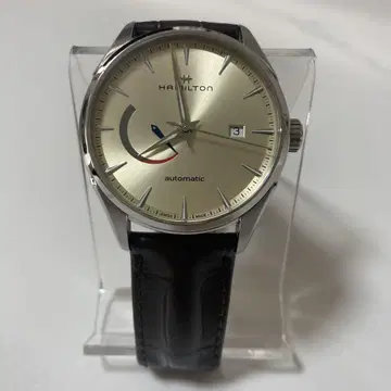 해밀턴 재즈 마스터 자동 시계 실버/브라운