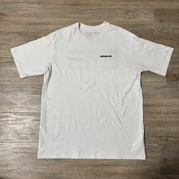 patagonia 화이트 T셔츠
