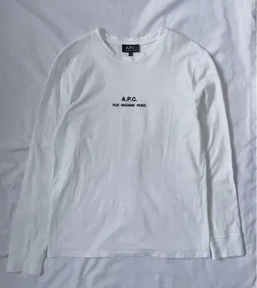 A.P.C. 아페쎄 긴팔 티셔츠 롱티 화이트 xs