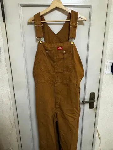 Dickies 브라운 오버롤