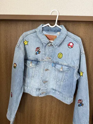 리바이스 슈퍼 마리오 데님 자켓 S