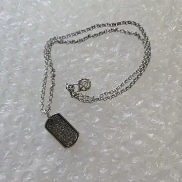 하와이안 주얼리 실버 925 플레이트 조각 디자인 목걸이