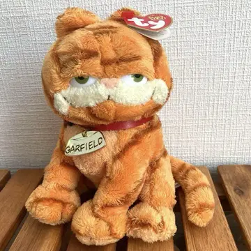 ty 비니 베이비즈 가필드 고양이 봉제 인형