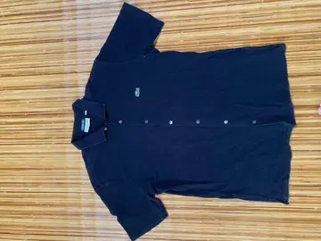 LACOSTE 블랙 피케 셔츠 US L
