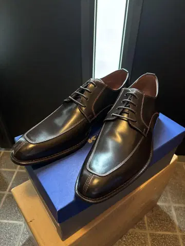 KENFORD 다크 브라운 드레스 신발 25.5cm