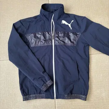 Puma 네이비 나일론 자켓 남성용