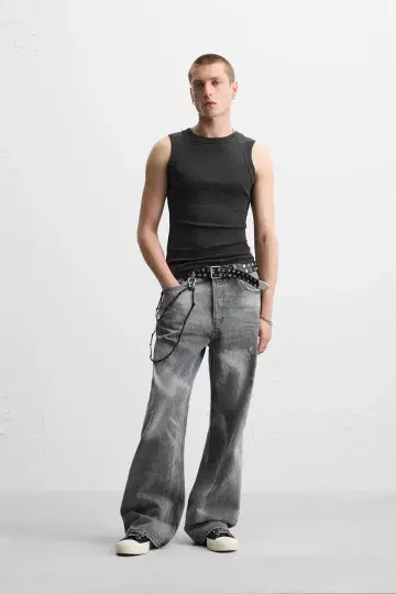 ZARA 플레어 데님 팬츠 사이즈 30 배기 데님