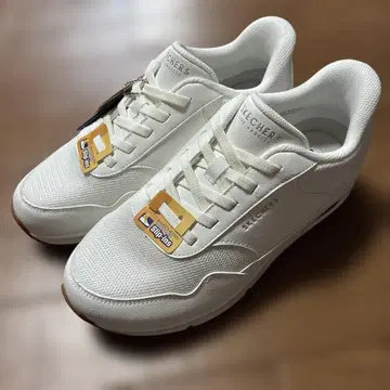 SKECHERS 핸즈프리 스니커즈 화이트 스니커즈 24.5cm