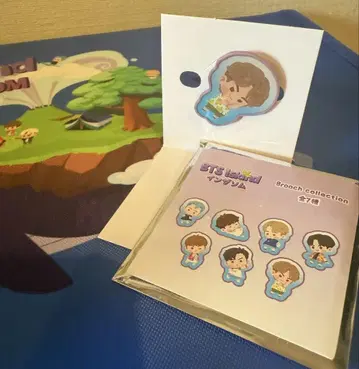 BTS Island 인더섬 시마무라 블라인드 브로치 V 태태