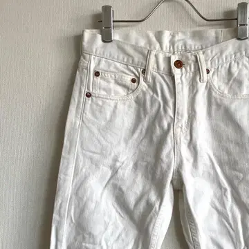 그린 라벨 릴랙싱 데님 팬츠 포켓 부착 심플