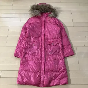 10.8 카파 다운 코트 벤치 코트 핑크 M