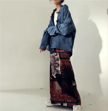 안티카 빈티지 블루 데님 자켓