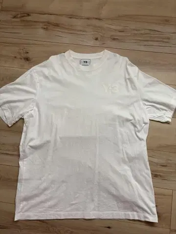 Y-3 화이트 티셔츠