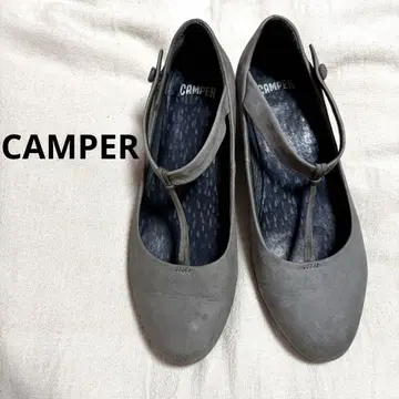 CAMPER 펌프스 스트랩 그레이 38