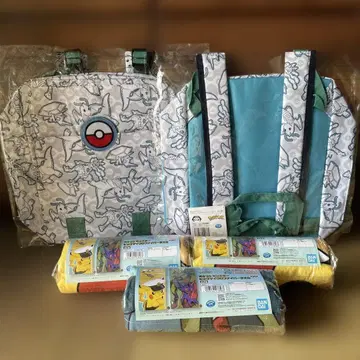 포켓몬 백팩 x 2 & 타월 x 3 세트