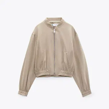 ZARA 봄버 자켓 L 베이지