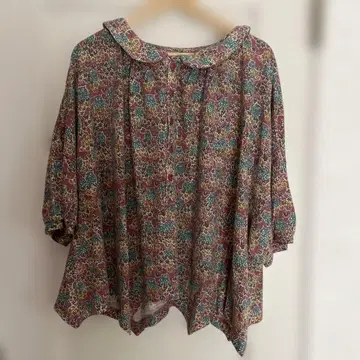 네넷 네넷 올빼미 할로윈 반팔 블라우스 올빼미 니트