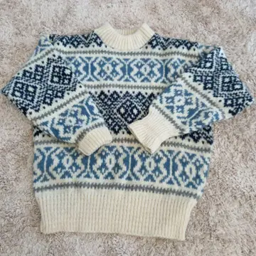 Sweater Market 페어아일 패턴 스웨터 M 사이즈 노르딕
