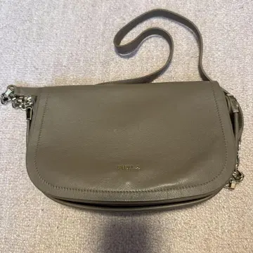 FURLA 그레이 가죽 숄더백