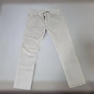 AIX 베이지 스트레이트 데님 팬츠