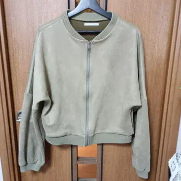 DoiDoi 카키 집업 자켓 프리 사이즈