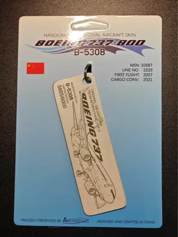 중국항공 B737-800 Airlinertags