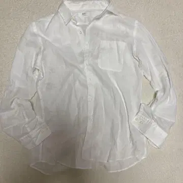 유니클로 프리미엄 린넨 셔츠 XL 사이즈 화이트